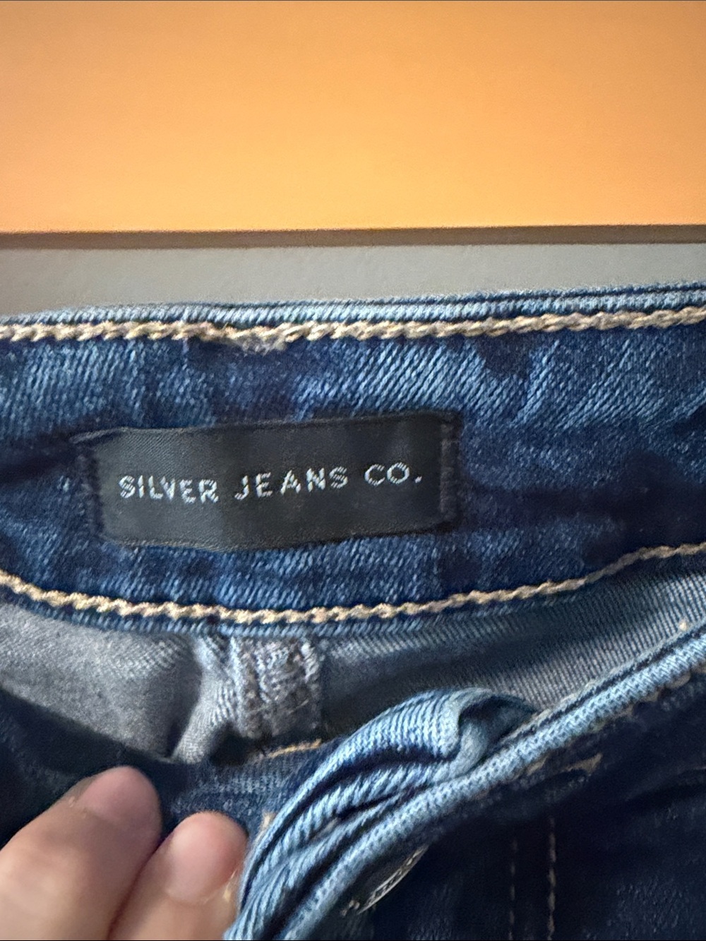 Silver Jeans Blue Wash High-Rise Skinny Jeans - Picture 3 of 6